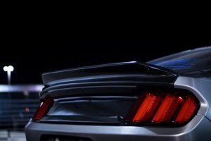 Ford Mustang Decklid - Anderson Composites - Type-ST Double Sided Carbon Fiber - `15-`20